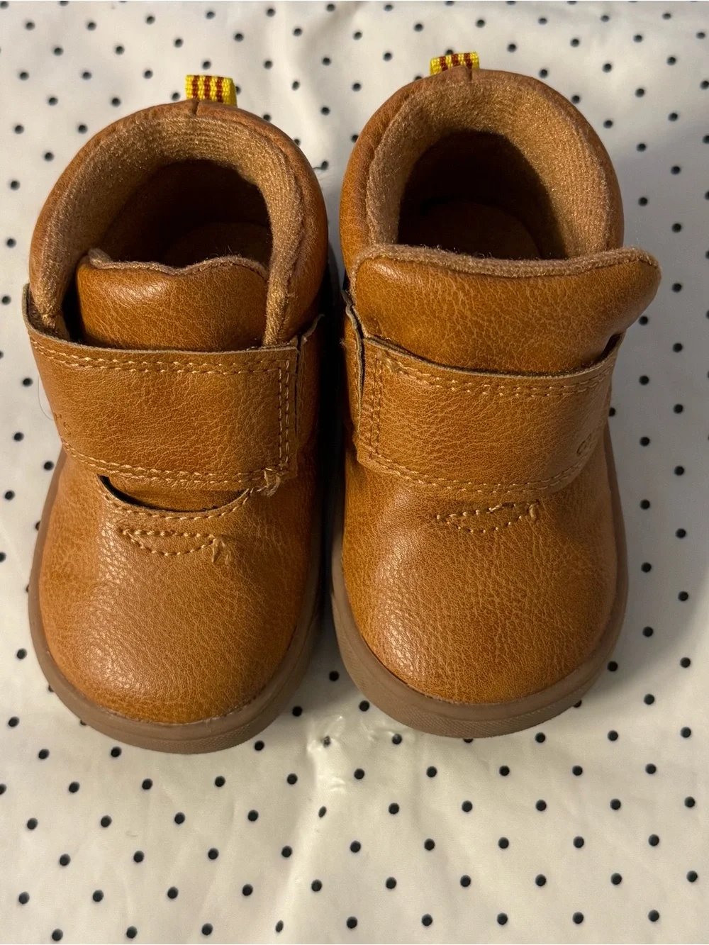 Carter's Tan/Brown Velcro Walker Shoes